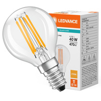 Żarówka LED P45 E14 4W = 40W 470lm 2700K Ciepła Biała FILAMENT LEDVANCE