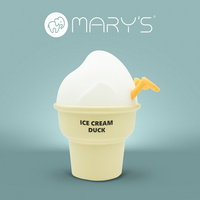 Lampka Nocna Dziecięca LED 1W 3000-6500K Ciepła i Zimna USB Akumulatorowa 1200mAh Żółta|Biała LODO-KACZKA MARY'S