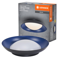 Plafon Lampa Łazienkowa Sufitowa Natynkowa 19W 1000lm 3000K Ciepła Czarny Niebieski IP20 Ściemnialna Obris Ledvance