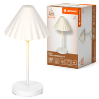 Lampa Stołowa Oprawa Biurkowa Stojąca Dekoracyjna E14 Biały USB-C Decor Ledvance