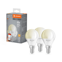 3PAK Żarówka LED E14 P40 4.9W 470lm 2700K Ciepła SMART+ WiFi Ściemnialna Mini Bulb LEDVANCE