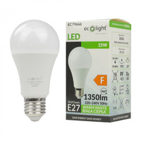 Żarówka LED A60 E27 15W 1350lm 3000K Ciepła Ecolight