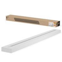 Lampa Oprawa Liniowa Listwa Oświetleniowa 54W 6500lm 3000K Ciepła Ściemnialna z Czujnikiem Ruchu Zmierzchu Biały Linear Ledvance