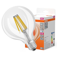 Żarówka LED G95 Kula E27 11W = 100W 1521lm 4000K Neutralna CRI90 300° Filament Ściemnialna SUPERSTAR PLUS CLASSIC Osram