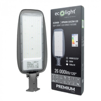Lampa Uliczna Drogowa LED 200W 26000lm 4000K Neutralna IP65 130lm/W PREMIUM Ecolight