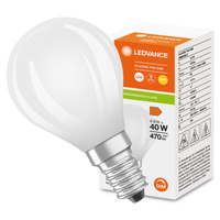 Żarówka LED P45 E14 4.8W = 40W 470lm 2700K Ciepła Biała FILAMENT ŚCIEMNIALNA LEDVANCE