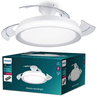 Lampa Sufitowa Plafon z Wentylatorem LED 28+35W 4500lm 2700-5500K Biała Bliss Philips