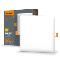 Panel LED Oprawa Podtynkowa Wpuszczana 15W 2100lm 4000K Neutralna Biała Videx