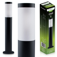 Lampa Ogrodowa Zewnętrzna E27 CZARNY SŁUPEK 65cm Lilium LUMILED