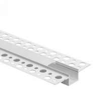 Profil Aluminiowy LED do Płyt GK Gipsowych REGIPS Wpuszczany Podtynkowy Biały 2m z Kloszem Mlecznym do Taśm LED + Zaślepki seria GP Ecolight