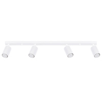 Lampa Sufitowa Reflektor Tuba Spot 4x GU10 Biała Karbon Deep Space SL.1546 Sollux