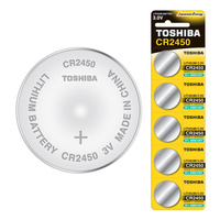 Baterie Specjalistyczne TOSHIBA Litowa CR 2450 3V Blister 5szt