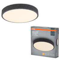 Plafon LED Lampa Sufitowa Natynkowa 24W 1450lm 3000K Ciepła 120° Czarna Ściemnialna Orbis Yummy Osram