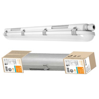 Lampa Oprawa Hermetyczna LED Pyłoszczelna 9W 1080lm 4000K Neutralna IP65 IK08 Szary Dampproof Ledvance