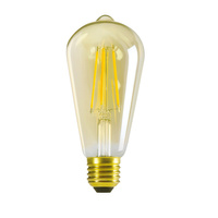 Żarówka LED E27 Edison ST64 7W = 55W 725lm 2700K Ciepła Bursztynowa XLED Filament Kanlux
