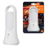 Lampka LED Stojąca 0.65W Bateryjna 6V 4000K Neutralna Przenośna z Czujnikiem Ruchu i Zmierzchu 21cm NIGHTLUX LANTERN LEDVANCE
