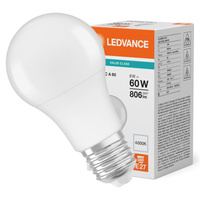 Żarówka LED A60 E27 8.5W = 60W 806lm 4000K Neutralna Biała LEDVANCE