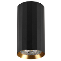 Oprawa Natynkowa Punktowa Spot GU10 Czarna Złota NICEA Sanico Goldlux