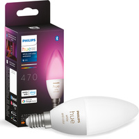 Żarówka LED E14 Świeczka B39 5.3W = 40W 470lm 2000-6500K CCT + RGB SMART Inteligentna Bluetooth ZigBee White and Color Ambiance Philips HUE