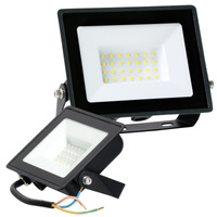 Naświetlacz LED Zewnętrzny Ogrodowy 30W 2505lm 4000K Neutralny 120° IP65 IK05 Czarny MH Kobi