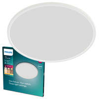 Lampa Sufitowa Plafon LED 36W 3200lm 2700K SceneSwitch Biała Super Slim CL550 Philips
