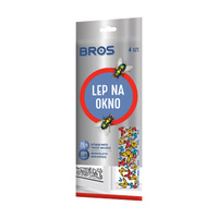 4pak Lep na Okno Muchy Komary Kolorowa Taśma Pułapka BROS