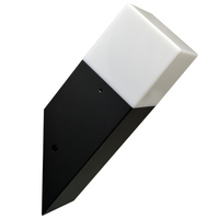 Kinkiet ogrodowy LED E27 NEW YORK Skośny 25cm Grafitowy - GOLDLUX (Polux)