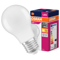 Żarówka LED A60 E27 4.9W = 40W 470lm 2700K Ciepła 150° VALUE CLASSIC Osram