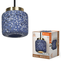 Lampa Sufitowa Wisząca Dekoracyjna GU10 Zwis Niebieski Lastryko Decor Ledvance