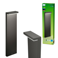 Lampa Ogrodowa LED Słupkowa Przyścieżkowa BUSTAN 3,8W 2700K Ciepła IP44 Antracyt PHILIPS