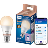 Żarówka LED E27 A60 12.5W = 100W 1521lm 2200-6500K TW Inteligentna SMART WiFi Bluetooth Aplikacja WiZ Philips
