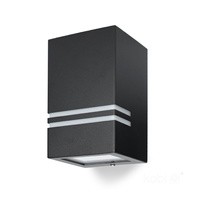 Lampa Ogrodowa Kinkiet Elewacyjny Zewnętrzny GU10 IP44 Czarna Quazar Kobi