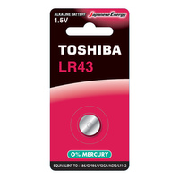 Bateria Alkaliczna Specjalistyczna TOSHIBA LR43 1,5V Blister 1szt