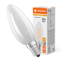 Żarówka LED B35 E14 4.2W = 40W 470lm 2700K Ciepła Biała FILAMENT ŚCIEMNIALNA LEDVANCE