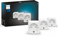 3x Inteligentne Gniazdko Schuko TYP F Watomierz Programator TIMER Białe Smart Plug Philips HUE