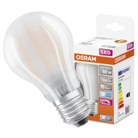 Żarówka LED A60 E27 7W = 60W 806lm 4000K Neutralna 300° Ściemnialna Retrofit Filament CLASSIC Osram