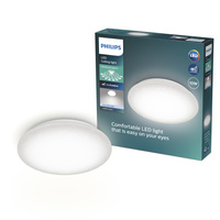 Lampa Sufitowa Plafon LED 10W 1100lm 4000K Neutralna Efekt Gwiazd Moire CL200 Philips