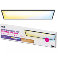 Panel LED Natynkowy 120x30 Lampa Sufitowa KASETON 36W Czarny SMART WiFi WiZ
