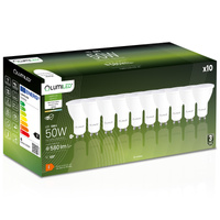 Zestaw 10x Żarówka LED GU10 6W = 50W 580lm 4000K Neutralna 120° LUMILED