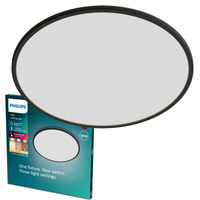 Lampa Sufitowa Plafon LED 36W 3200lm 2700K SceneSwitch Czarna Super Slim CL550 Philips