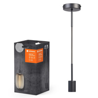 Lampa Sufitowa Wisząca Zwis Szary Vintage 1906 Pendulum Ledvance