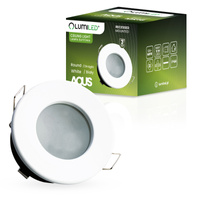 Oprawa Halogenowa Podtynkowa Wpuszczana LED MR16 Okrągła Biała AQUS Lumiled