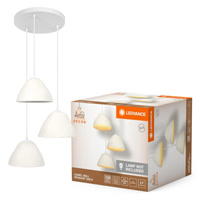 Lampa Sufitowa Wisząca Dekoracyjna E14 Biały Decor Ledvance