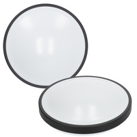 Plafon LED Oprawa Lampa Sufitowa Ścienna ROMERO 2x E27 Czarny KOBI