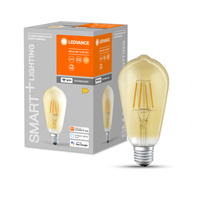 Żarówka LED E27 ST64 6W = 53W 2400K Ciepła 680lm 300° Filament LEDVANCE SMART+ WIFI Ściemnialna