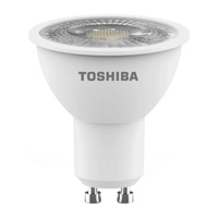 Żarówka LED Halogen GU10 4W = 50W 345lm 6500K Zimna Reflektor Punktowy TOSHIBA