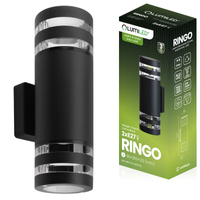 Lampa Ogrodowa Kinkiet Elewacyjny 2x E27 LED Natynkowy Góra Dół RINGO LUMILED