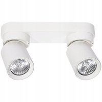 Lampa Sufitowa Ścienna TIMO Kinkiet Reflektor Oprawa Halogenowa Ruchoma 2xGU10 Biały LVT