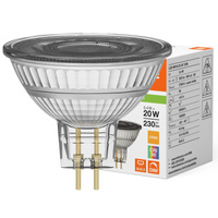 Żarówka LED MR16 GU5.3 3.4W = 20W 230lm 2700K Ciepła Biała 12V FILAMENT ŚCIEMNIALNA LEDVANCE