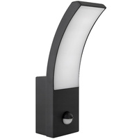 Kinkiet Ogrodowy Elewacyjny Lampa Zewnętrzna LED 9W 4000K IP54 z Czujnikiem Ruchu i Zmierzchu